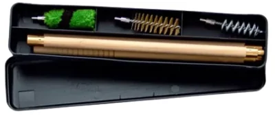 Nabor dlya chistki ShotTime kal.20, derevyannyj shompol + 3 ersha, plastikovyj penal